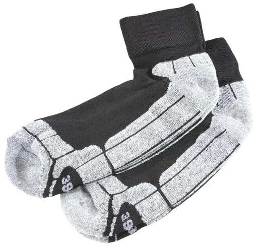 "Sportsocken im 2er Pack, Farbe schwarz/grau, Gr.47/50 image"