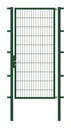 Einzeltor Flexo mit Zubehör, grün/ Breite 100 cm, Höhe 200 cm