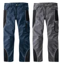 Bundhose mit Reflektorpaspel, Farbe anthrazit/schwarz, Gr.48