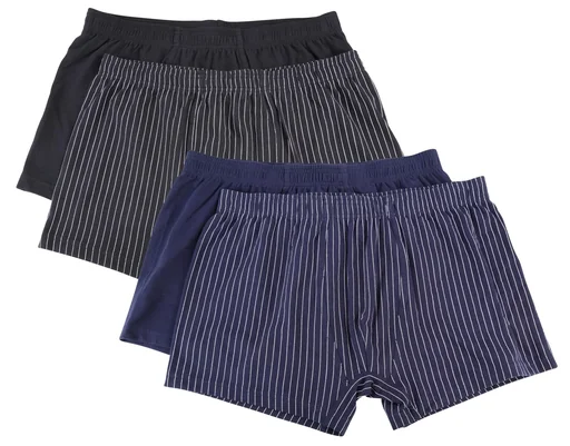 "Boxershorts im Doppelpack, Farbe marine/marine gestreift, Gr.L image"