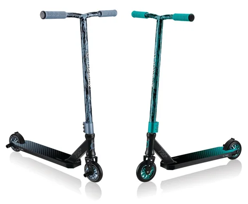"STUNTSCOOTER GS 540, Freestyle Kickroller, 100 mm, ABEC 7, verstärkter Lenker, 360°- Lenkung, schwarz-rot image"