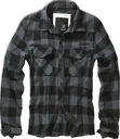 Karohemd schwarz/grau, Gr.3XL