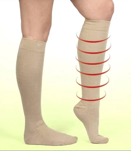 "Stützkniestrümpfe Energy LYCRA, beige, Größe 43 - 46, 1 Paar image"