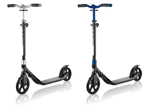 "ONE NL 205-180 DUO Tretroller, 205/180 mm, ABEC 7, höhenverstellbar, Klappmechanismus, dunkelblau image"