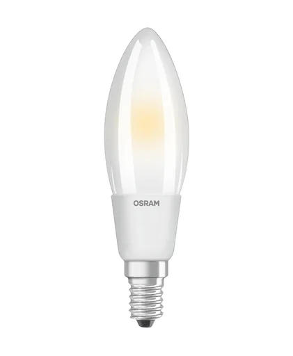 "LED STAR RETROFIT Kerze mit 6 Watt, E14, warmweiß, matt image"