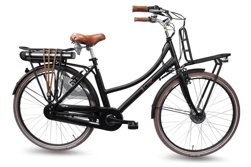 "Damen City E-Bike, 28 Zoll, Rahmenhöhe 50 cm, 7-Gang Nabenschaltung, schwarz, Rosendaal 3 Lady 15,6Ah image"