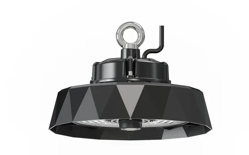 "Die LED-HighBay PRO mit Diamant Design bietet 100 W, 15000 lm, 5000 K, IP65 Schutz, Philips Netzteil & Lumileds LED image"
