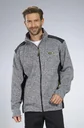 Strickfleecejacke, Farbe grau, Gr.M