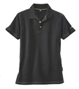 Poloshirt mit Aufdruck, Farbe schwarz, Gr.XL