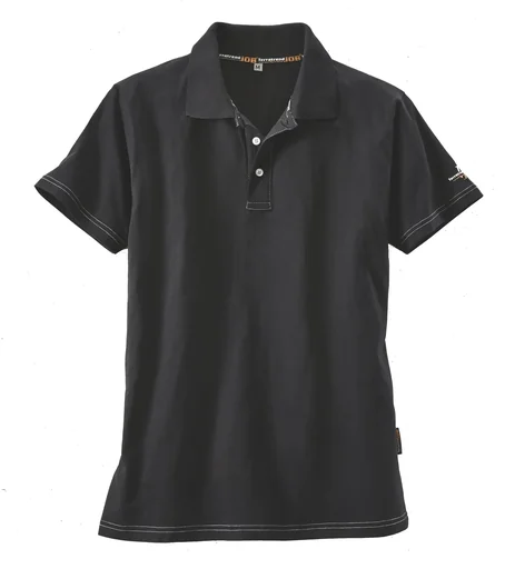 "Poloshirt mit Aufdruck, Farbe schwarz, Gr.XL image"