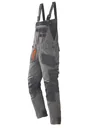 Latzhose, Farbe grau/schwarz, Gr.64