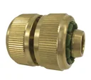 Schlauchverbinder aus Messing, Stecksystem, 3/4"