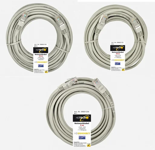"Netzwerkkabel 15m RJ45-RJ45 image"