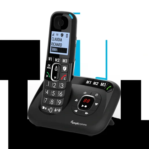 "Schnurlos Großtastentelefon mit Anrufbeantworter image"
