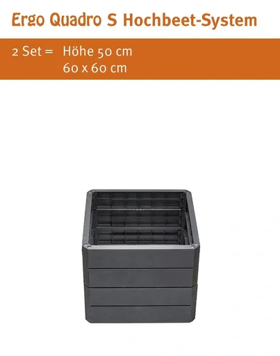 "Hochbeet-System Stone "Ergo Quadro", Größe S image"