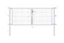 Doppeltor Flexo mit Zubehör, feuerverzinkt, Breite 200 cm, Höhe 160 cm, PF: 60x0 cm