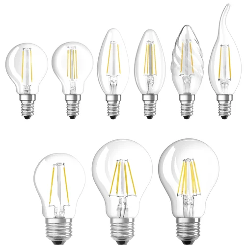 "LED STAR FILAMENT Lampe mit 10 Watt, E27, kaltweiß, klar image"