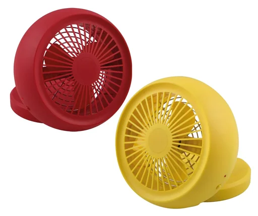 "Dinky Tischventilator mit USB - rot image"