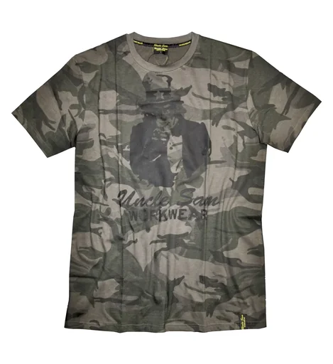 "T-Shirt Rundhals, Farbe camouflage, Gr.M image"