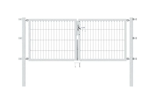 "Doppeltor Flexo mit Zubehör, feuerverzinkt, Breite 200 cm, Höhe 140 cm, PF: 60x60 cm image"