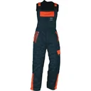 Schnittschutz Latzhose, schwarz, Gr. 60