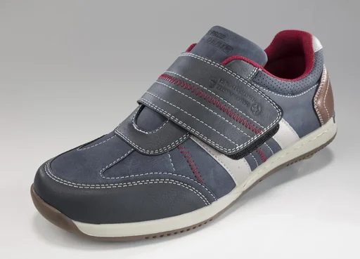 "Slipper mit Klettverschluß, Farbe marine, Gr.46 image"