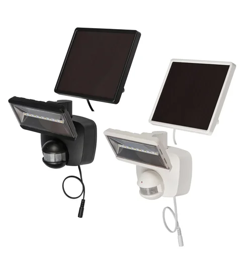 "Solar LED Strahler "SOL 800 plus" mit Infrarot-Bewegungsmelder - IP44 in schwarz image"