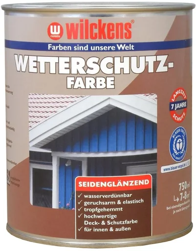 "Wetterschutzfarbe RAL 9010 Reinweiß 750 ml image"