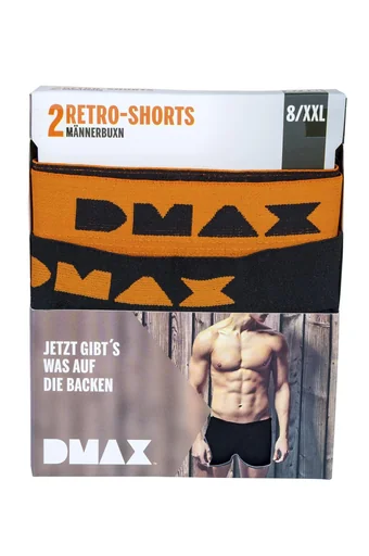 "Retroshorts im Doppelpack, Farbe schwarz, Gr. L image"