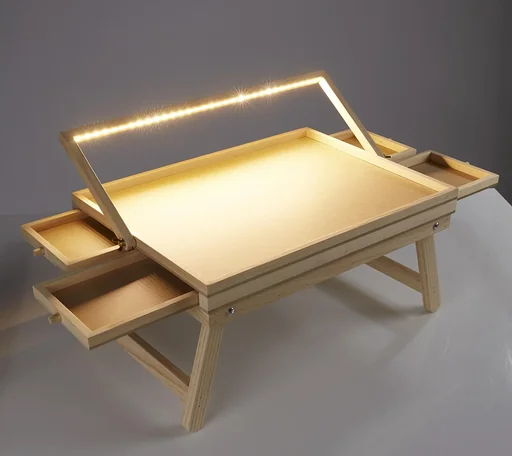 "LED-Puzzle-Tisch, klein, 500 Teile, ca. 12 x 46 x 60 cm image"