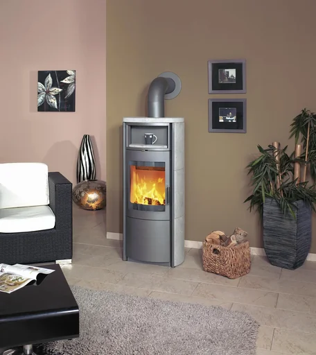 "Kaminofen Nika ECOplus (5 kW) Naturstein, Dauerbrand, 3in1-Komfortregelung, Externe Zuluft image"