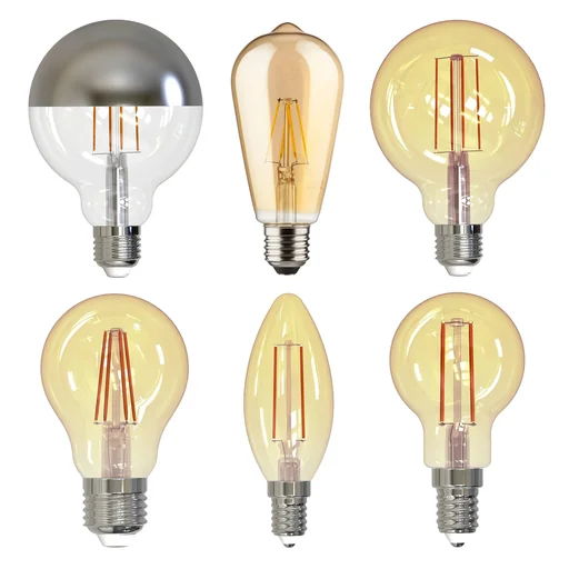 "LED Retro Deko Tropfenlampe gold mit 1,5 Watt, E14, 2000 Kelvin image"