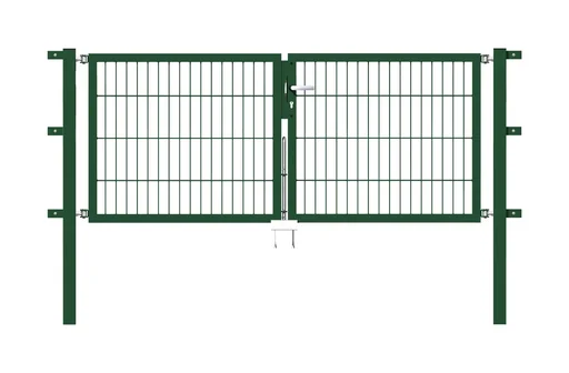 "Doppeltor Flexo mit Zubehör, grün, Breite 200 cm, Höhe 100 cm, PF: 60x60 cm image"