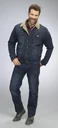 Jeansjacke mit Teddyfutter, Farbe jeanblau, Gr.M