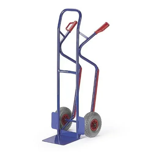 "Stahlrohr Kistenkarre Treppenschlitten Vollgummireifen 250 mm image"