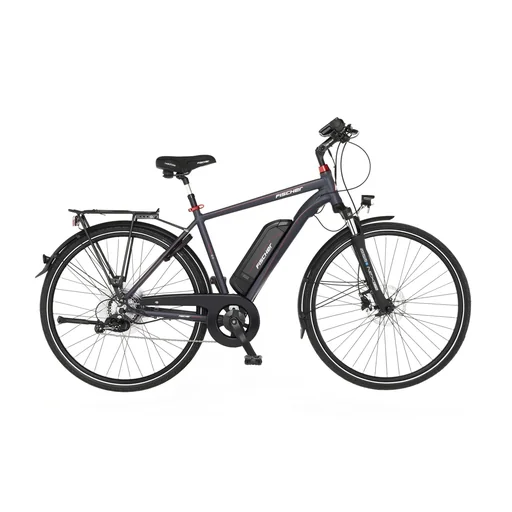 "Damen E-Bike Trekking, 28 Zoll, Rahmengröße 44cm, 8-Gang Kettenschaltung, anthrazit matt, VIATOR 2.0 image"