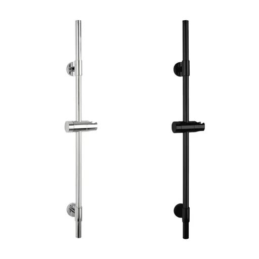 "Duschstange Basic Schwarz, 66 cm image"