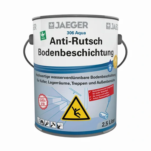 "Aqua Anti-Rutsch Bodenbeschichtung, RAL 7001 silbergrau image"