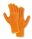 Grobstrick-Handschuh CRISS CROSS orange, 5 Paar, Gr. 10