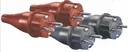 Vollgummi Stecker - 2 Stück mit Schutzkontakt IP44 - schwarz
