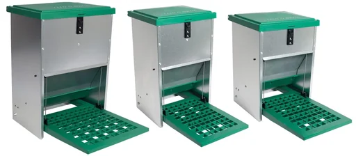 "Geflügelfutterautomat mit Trittplatte für 12 kg Futter image"