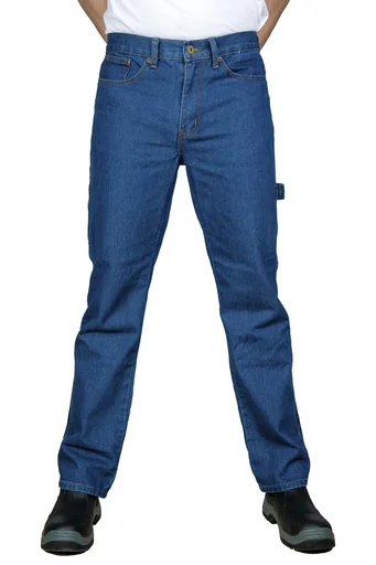 "Arbeitsjeans aus strapazierfähigem Denim, Farbe blau, Gr. 55 image"