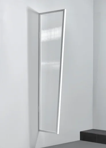 "Seitenblende für B1 PC Klar, 2000 x 600 x 450 mm, Edelstahl image"