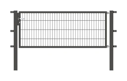 "Einzeltor Flexo mit Zubehör, anthrazit/ Breite 200 cm, Höhe 100 cm image"