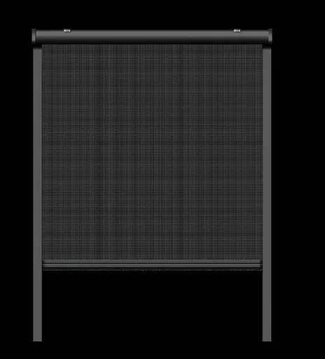 "Insektenschutzrollo für Fenster, Farbe anthrazit, 100 x 160 cm image"