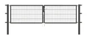 Doppeltor-Set Flexo inkl. Pfosten 3 x 1,6 m anthrazit