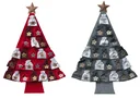 Adventskalender "Tannenbaum", zum Befüllen, grau