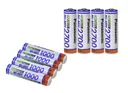NiMH Micro (AAA) Akkus mit 1000mAh - 4 Stück mit Akkubox
