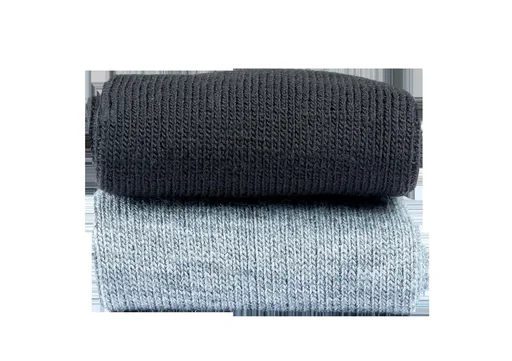 "Stütz- Knistrümpfe im 2er Set, schwarz und anthrazit, Gr. 45-47 image"