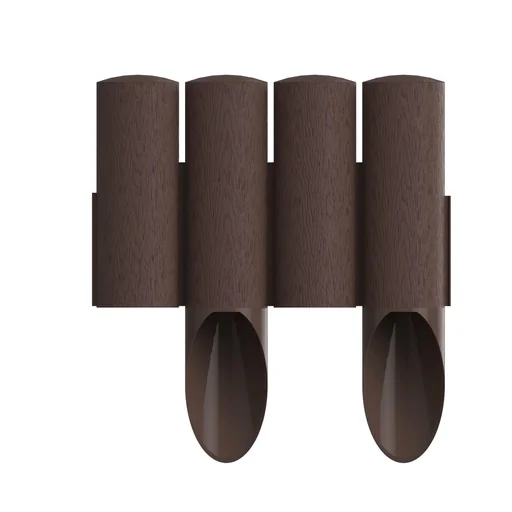"Gartenpalisade STANDARD Braun Höhe 25,5cm, Länge 2,3m image"